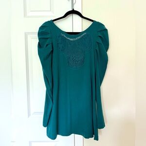 Cotton Dark Green Dress